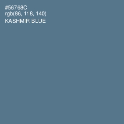 #56768C - Kashmir Blue Color Image